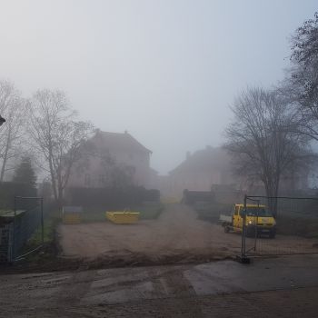01.12.2020 Baubeginn Schloss Hoya