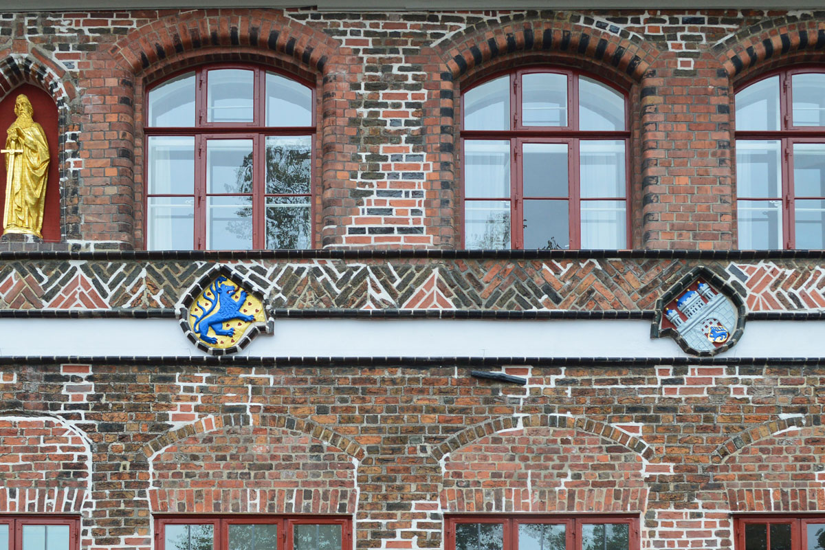 Fertigstellung Kämmerei Westfassade, Rathaus Lüneburg