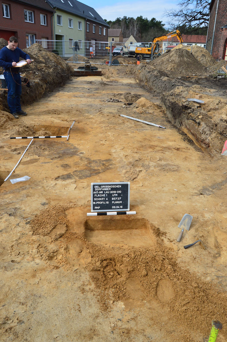 Archäologische Baugrunduntersuchung in der Niederlausitz