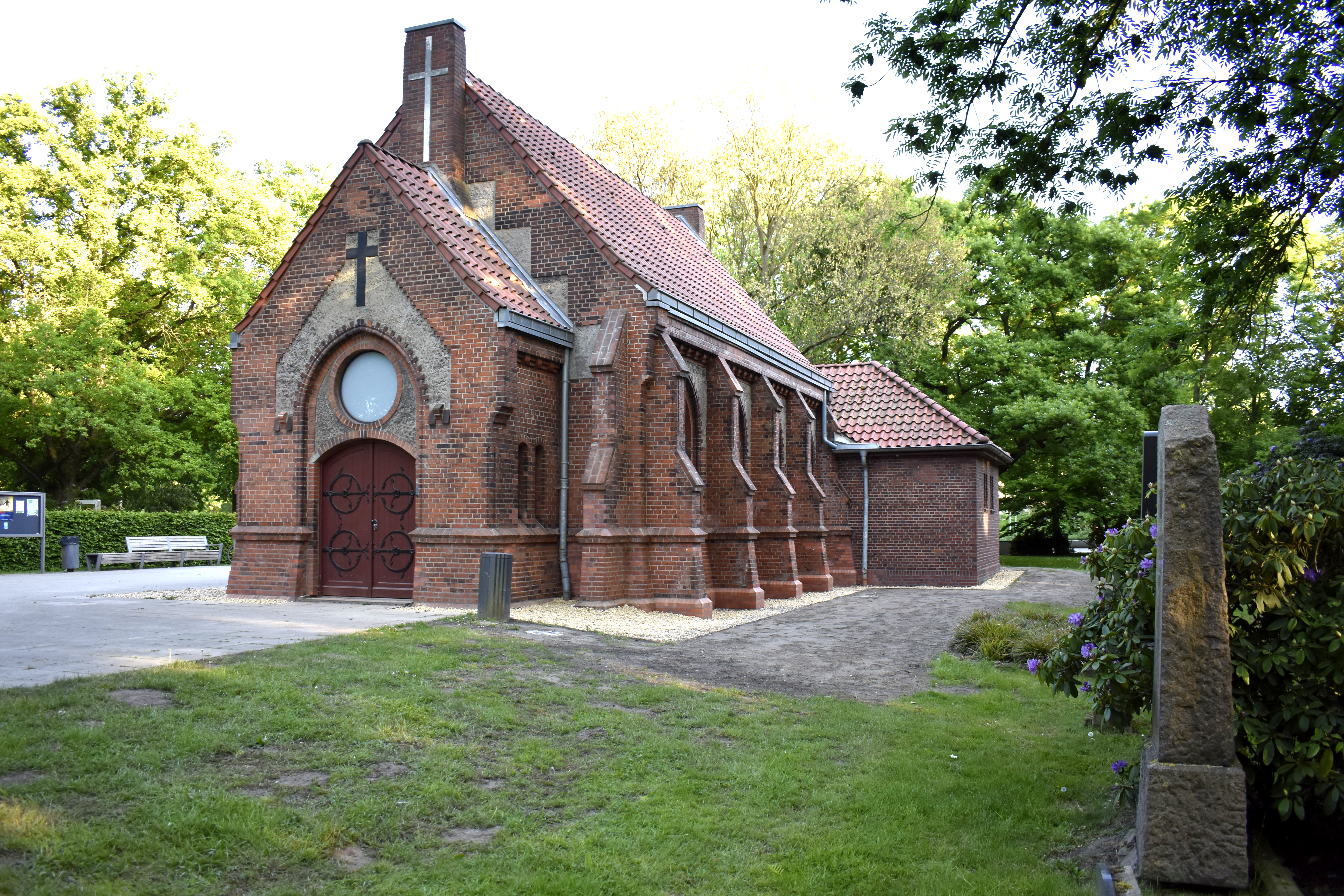 Fertigstellung der Instandsetzung Kulturkapelle Inselpark, Hamburg-Wilhelmsburg